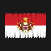 Monaco Flag Vector Illustration