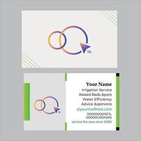 Business Card Design vector