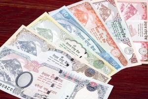 Nepalese rupee a business background photo