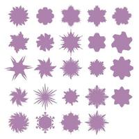 Abstract shape geometric elements. vector