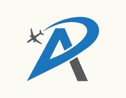 AP Traveling Logo Design for Your Company, Initial Letters AP vector