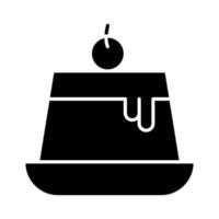 Pudding vector icon