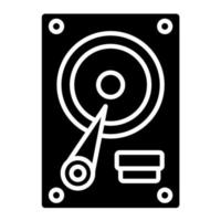 icono de vector de disco duro