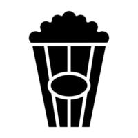 Popcorn vector icon