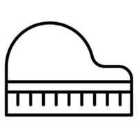 Piano vector icon