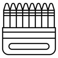 Crayon vector icon