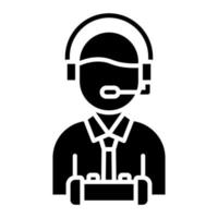 Game Tester Male vector icon