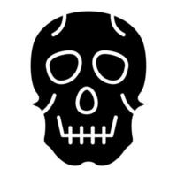 Skull vector icon