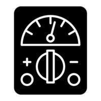 Voltage Indicator vector icon