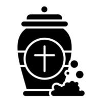 Ashes vector icon