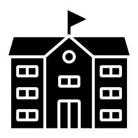 icono de vector de campus