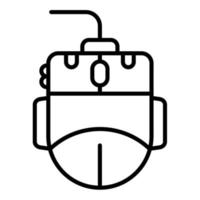 Gaming Mouse vector icon