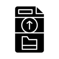 Upload File vector icon