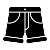 Shorts vector icon