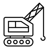 Crane vector icon