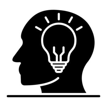 técnico pensando vector icono