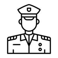 Police Officer vector icon