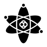 Atom vector icon