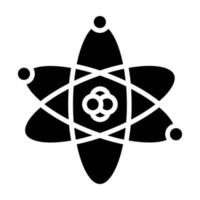 Atom vector icon