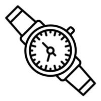 icono de vector de reloj de pulsera