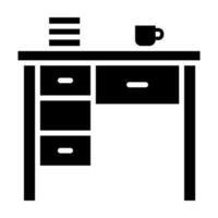 Study Table vector icon