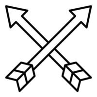icono de flecha vector