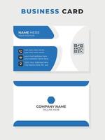 Vector creative and corporate business card visiting card template