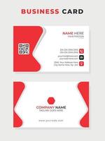 Vector creative and corporate business card visiting card template