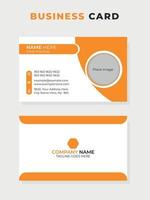 Vector creative and corporate business card visiting card template