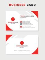 Vector creative and corporate business card visiting card template