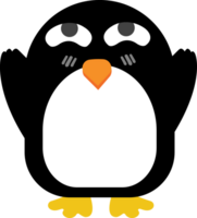 Penguin cartoon character crop-out png