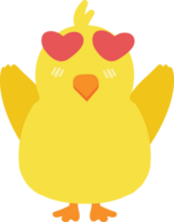 Chick cartoon character crop-out png