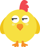 Chicken cartoon character crop-out png