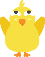 Chick cartoon character crop-out png