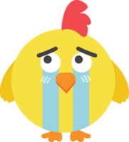 Chicken cartoon character crop-out png