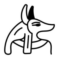 Trendy Anubis Concepts vector