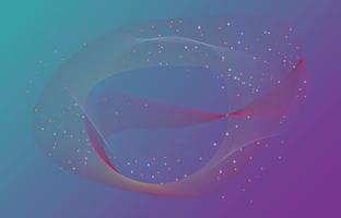 Abstract Cyan And Purple Technology Gradient Lines Background With Stars vector