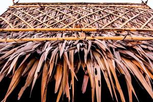 Roofs made from the blade of grass photo