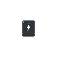 electrical Powerbank vector icon concept design