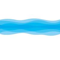 set of Abstract Water wave vector illustration design