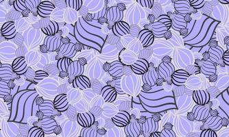 leaves pattern flat background vector illustration