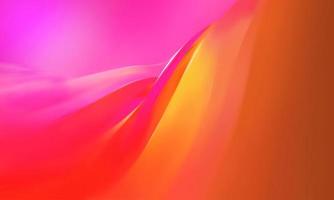 bstract colorful background illuminated with colorful neon light. Glowing curvy line. Simple wallpaper photo