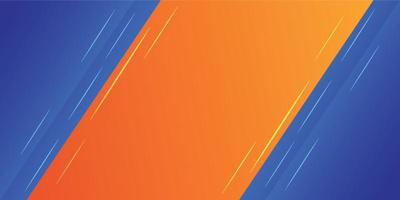 Fresh Orange Yellow Blue Background Banner Vector For Design web, social media, and backgroun, poster