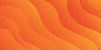 Minimal geometric background. Orange elements with fluid gradient. Dynamic shapes composition.r vector