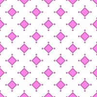 sin costura vector modelo de vibrante rosado rombo. Perfecto para tela, textil, postales, fondos de pantalla