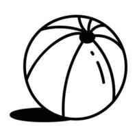 Trendy Beach Ball vector