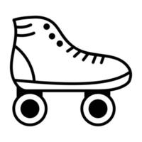 Trendy Roller Skate vector