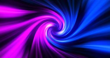 Abstract blue purple swirl twisted abstract tunnel background photo