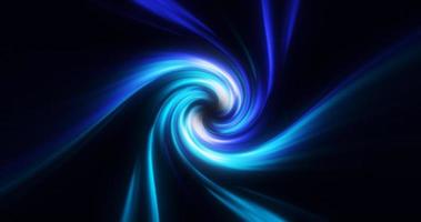 Abstract blue swirl twisted abstract tunnel from lines background photo