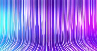 Abstract multicolored lines energy magical glowing falling on a curved blue abstract background photo